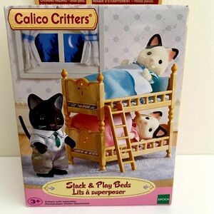 Calico Critters Bunk Beds, NEW, Collectible
Price is firm.